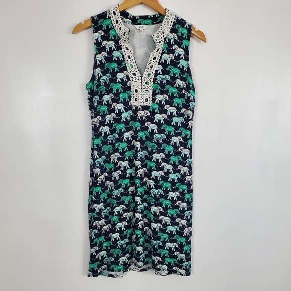 crown & ivy Dresses & Skirts - Crown & Ivy sleeveless dress elephant print